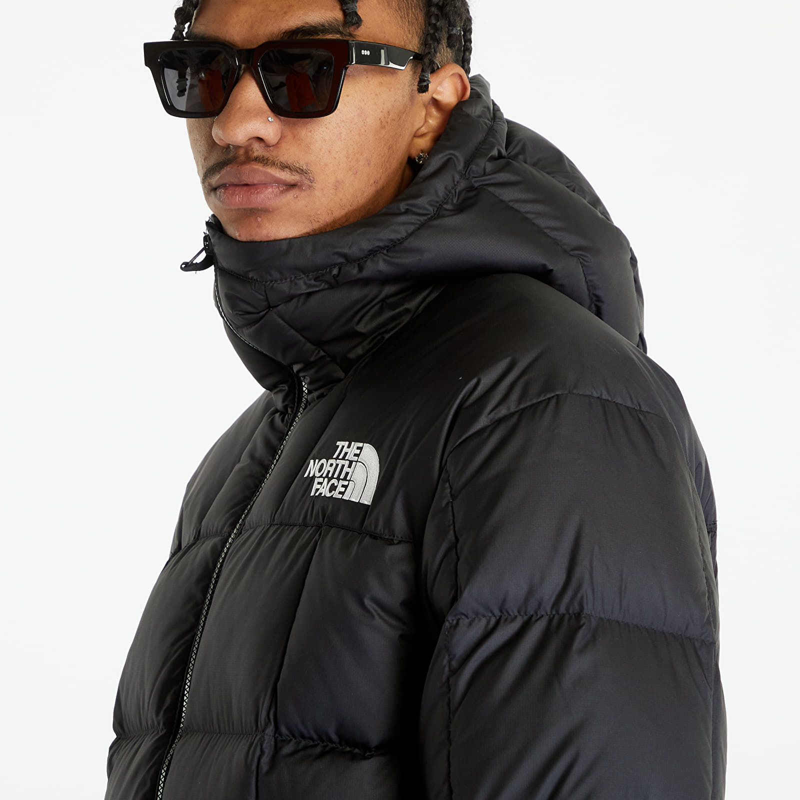 Casacos The North Face Lhotse Hooded Jacket TNF Black