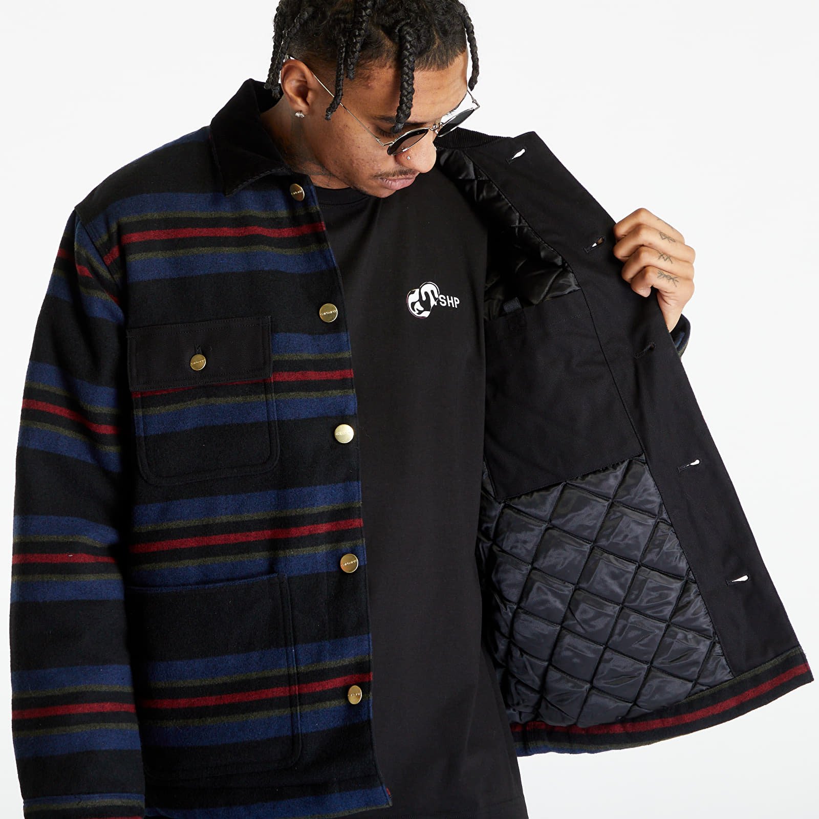 Jackets Carhartt WIP Oregon Jacket Starco Stripe/ Black