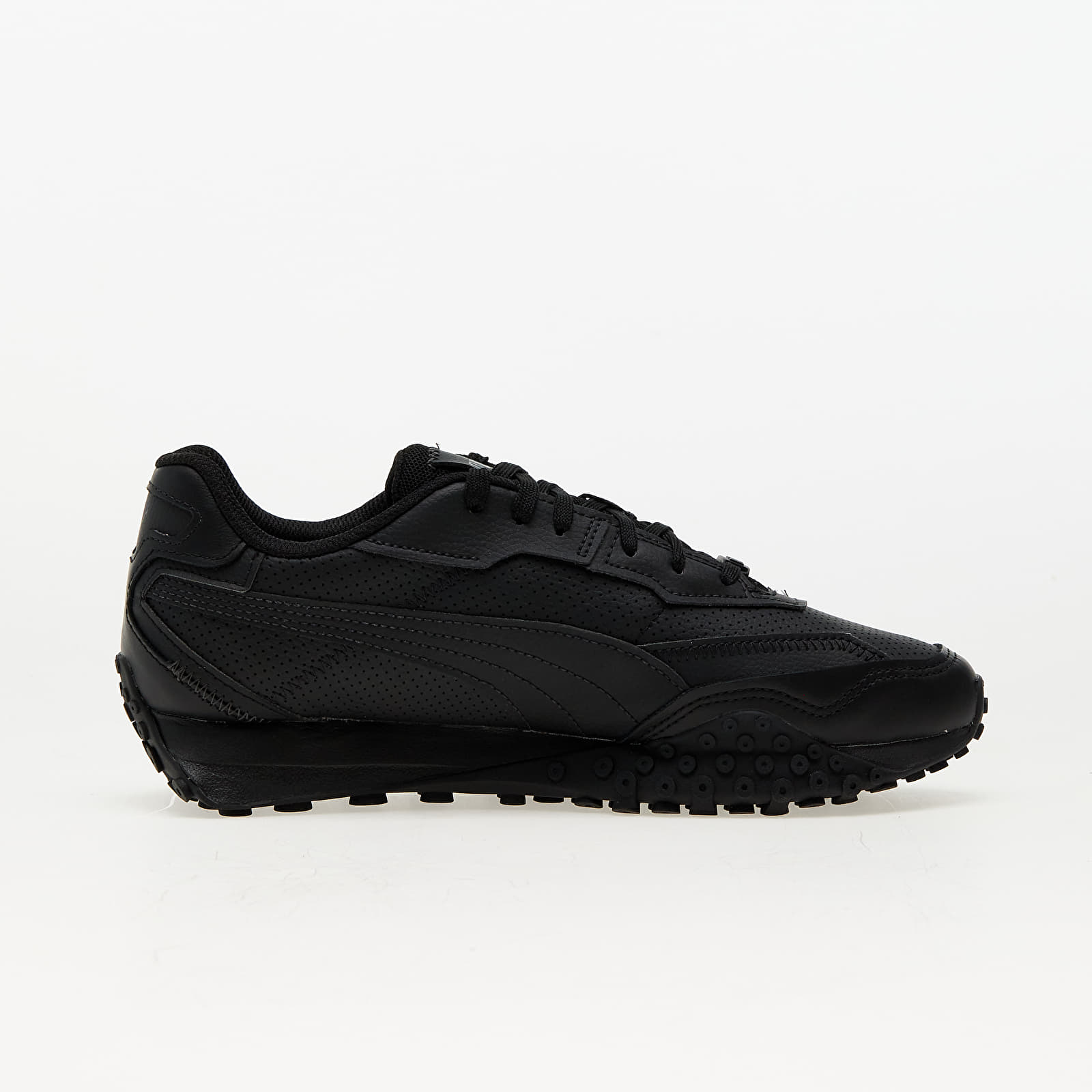 Vīriešu čības un apavi Puma Blktop Rider Leather Black