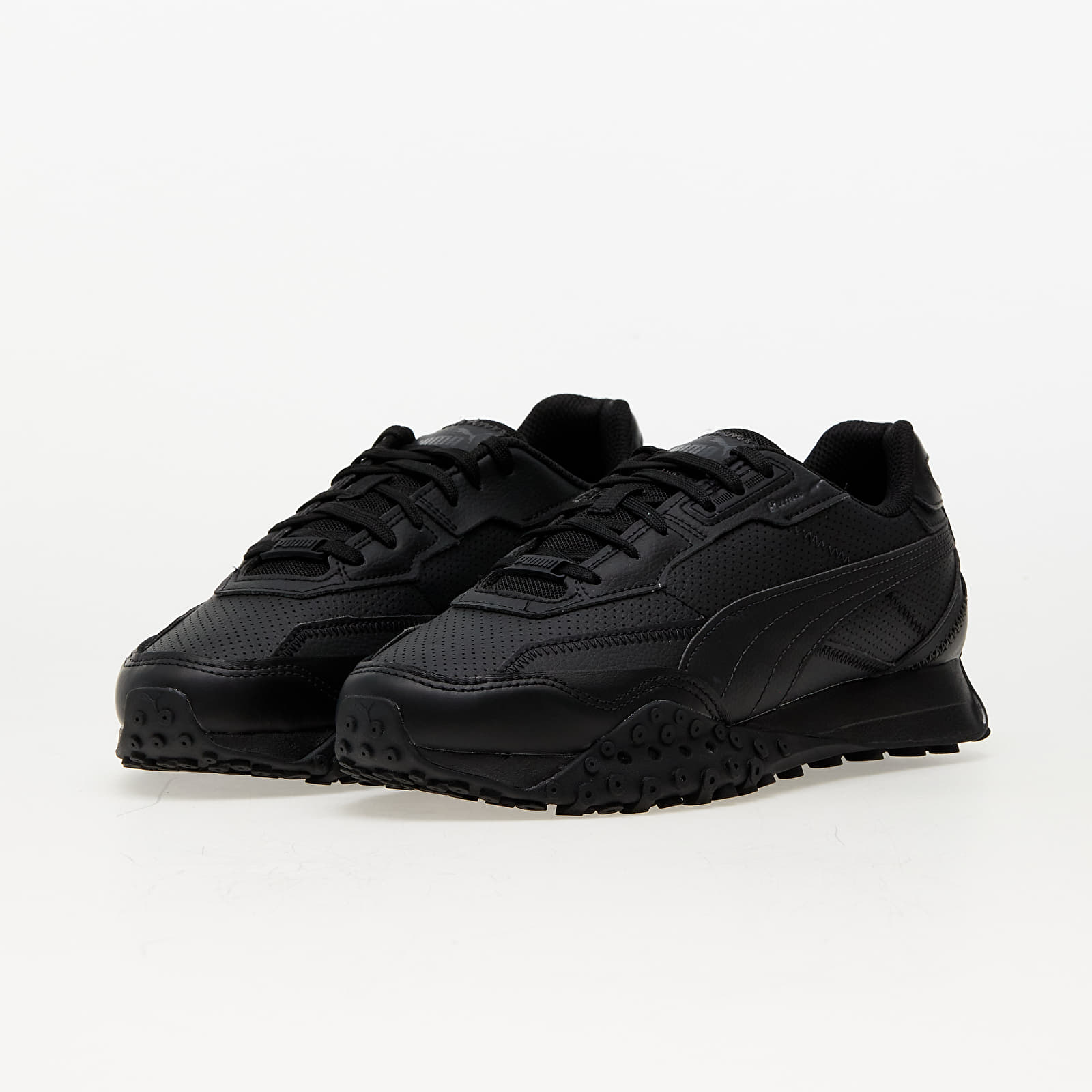 Turnschuhe und Schuhe fur Manner Puma Blktop Rider Leather Black Queens