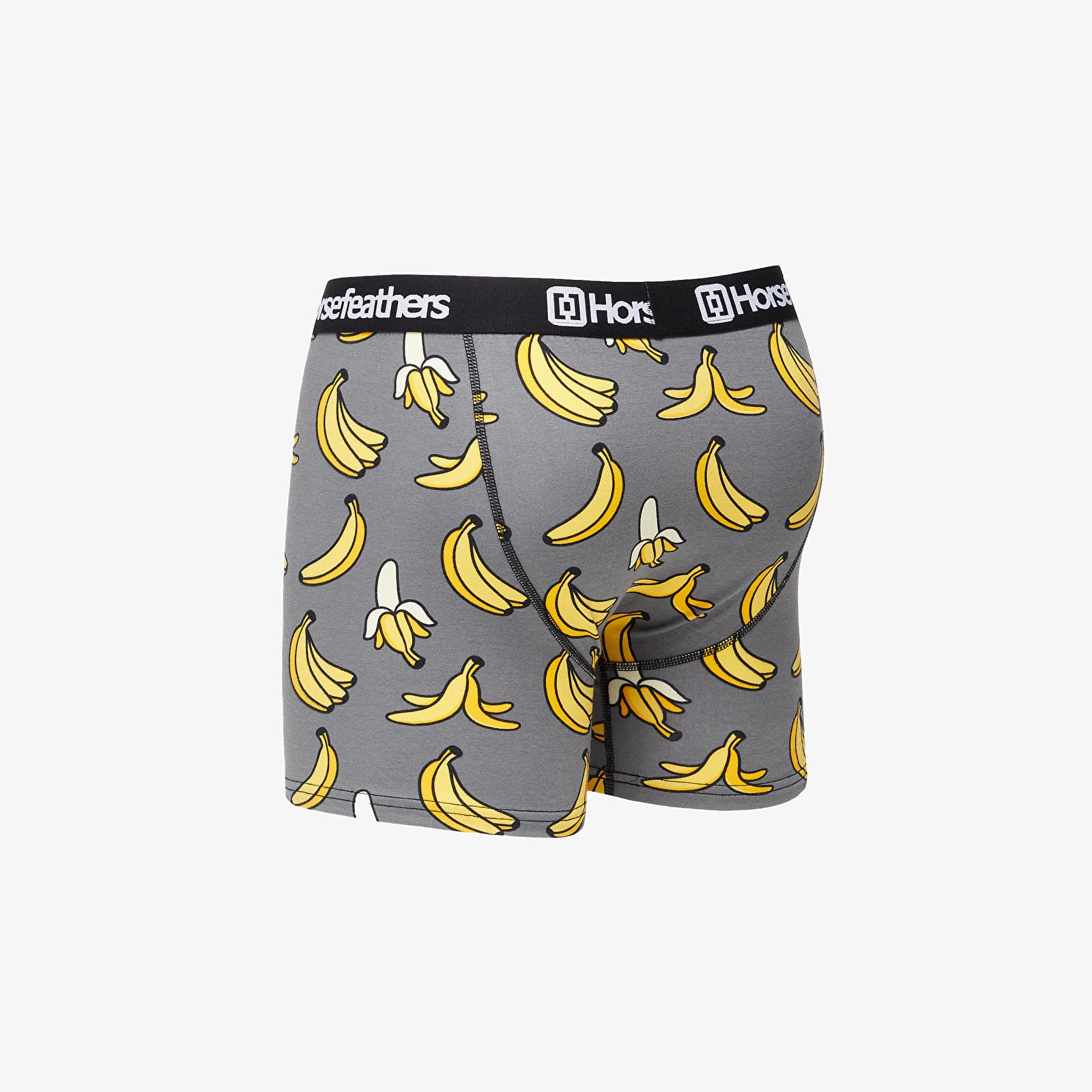 Bokserishortsit Horsefeathers Sidney Boxer Shorts Grey/ Bananas Print