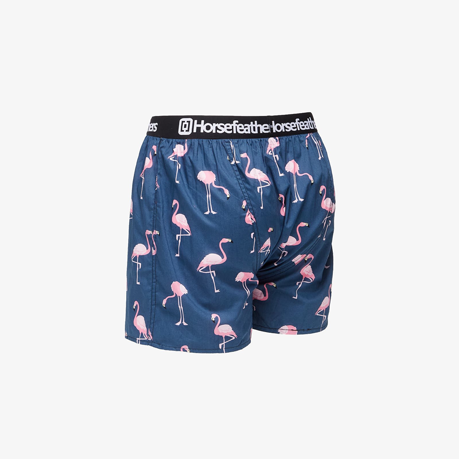 Trenky Horsefeathers Frazier Boxer Shorts Blue/ Flamingos Print