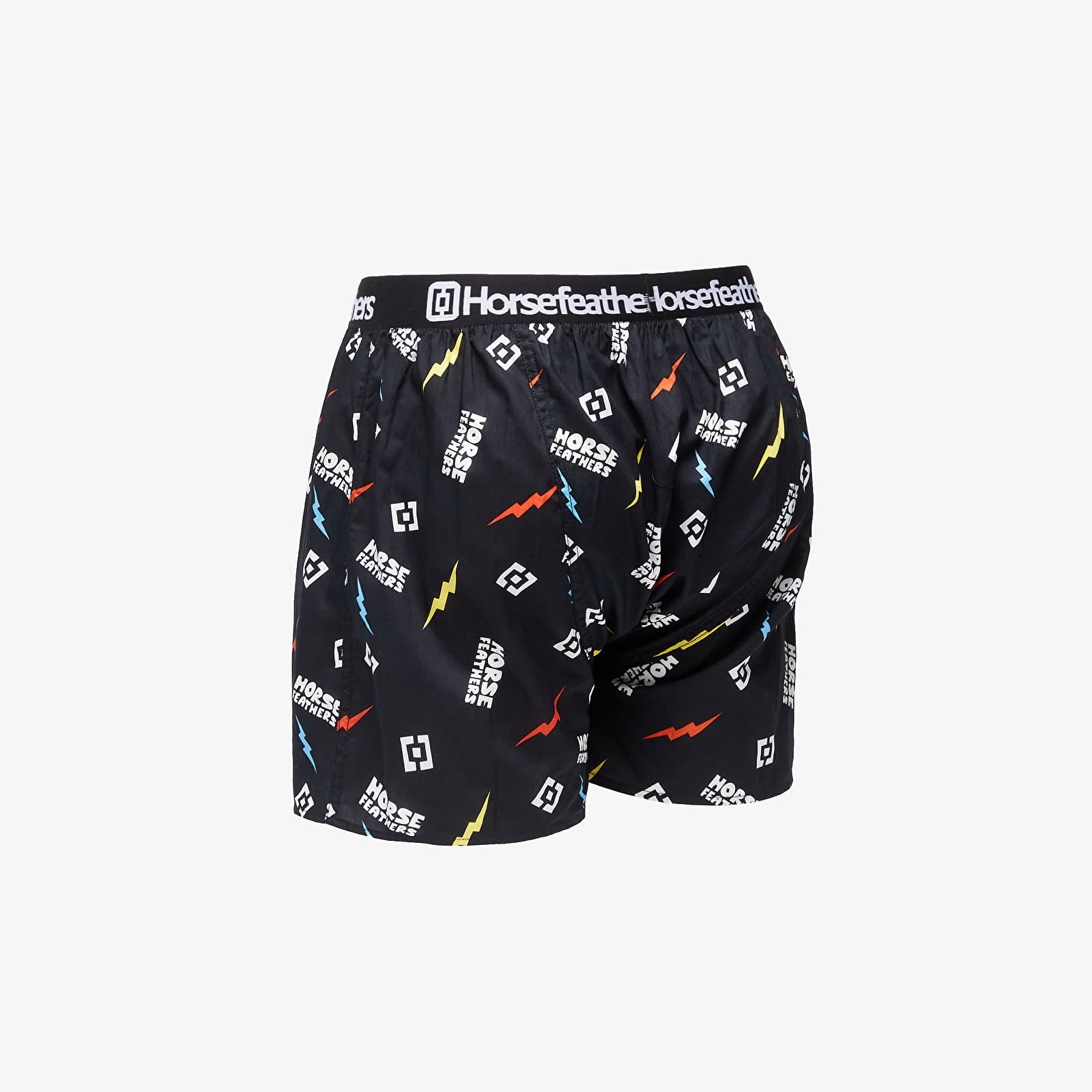Trenky Horsefeathers Frazier Boxer Shorts Black/ Ignite Print