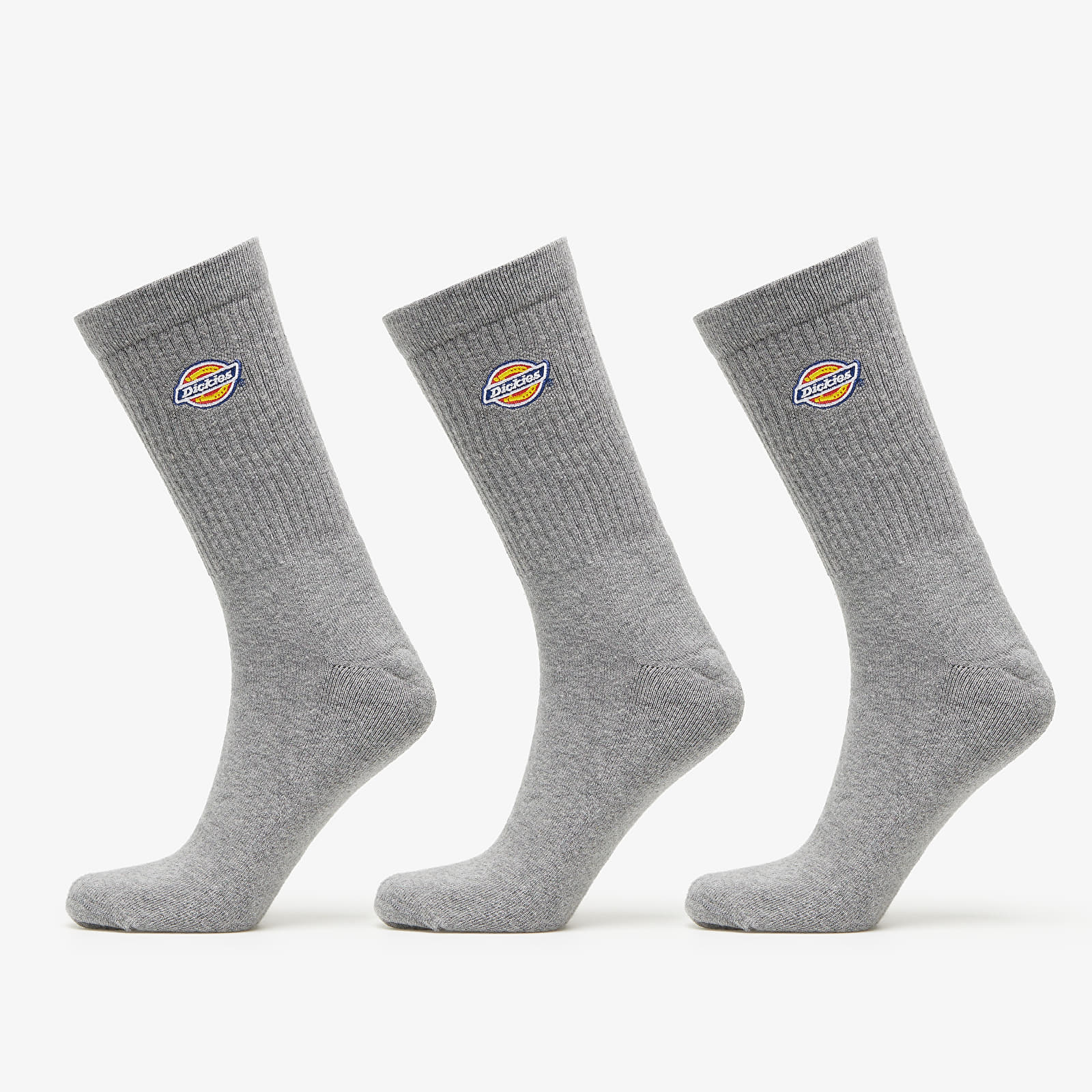 Ponožky Dickies Valley Grove Sock 3-Pack Grey Melange 35-38