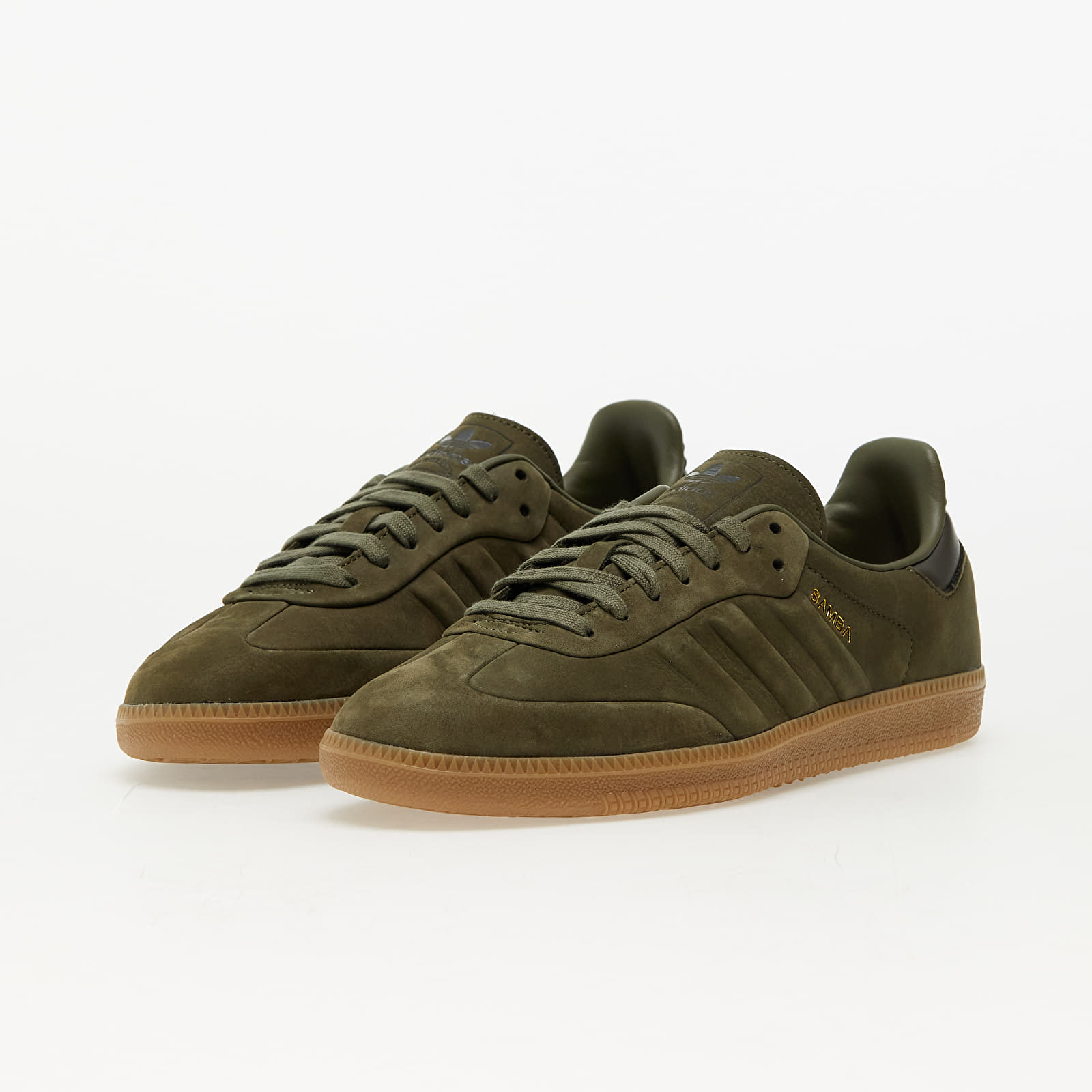 Vīriešu čības un apavi adidas Samba Olive Strata/ Shadow Olive/ Gum