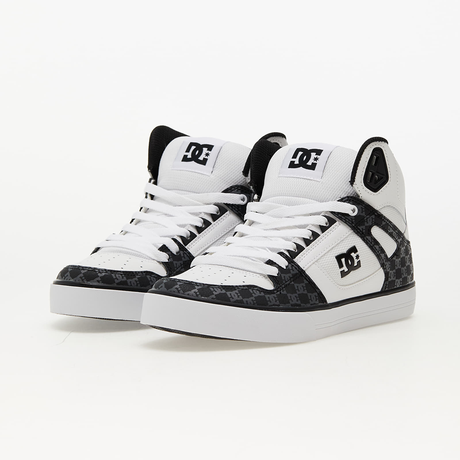 Men's sneakers and shoes DC Pure High-Top Wc Black/ White Monogram