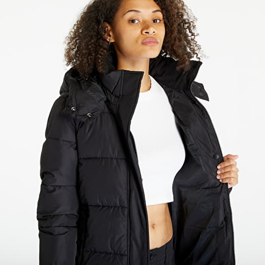 Jackets Calvin Klein Jeans Hooded Puffer Coat Black | Queens