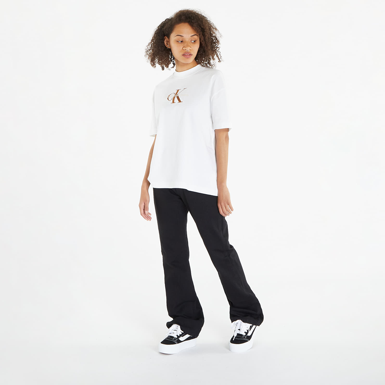Trička Calvin Klein Jeans Cotton Monogram T-Shirt Bright White