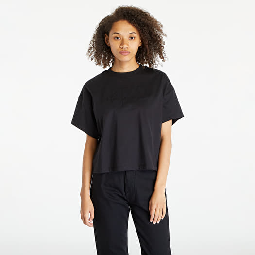 T-shirts Calvin Klein Jeans Embossed Monologo Tee Black | Queens