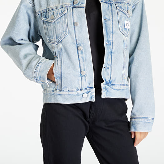 Buy Calvin Klein Regular Sherpa Denim Jacket In Blue | 6thStreet UAE