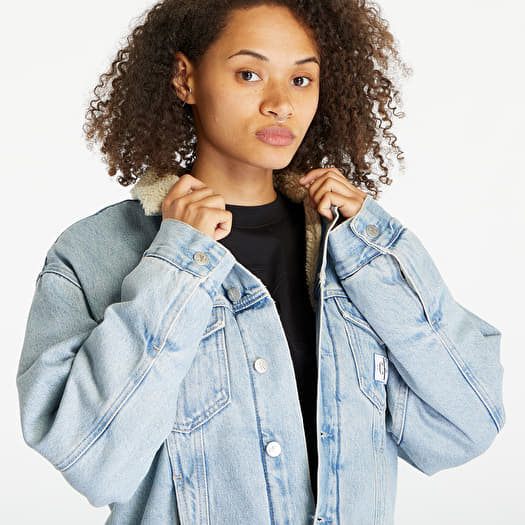 Jean jacket calvin klein on sale