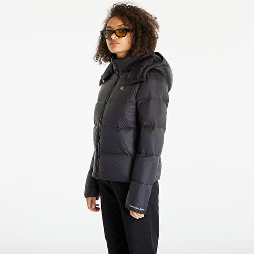 Jackets Calvin Klein Jeans Mw Down Archetype Short Puffer Jacket Black |  Queens
