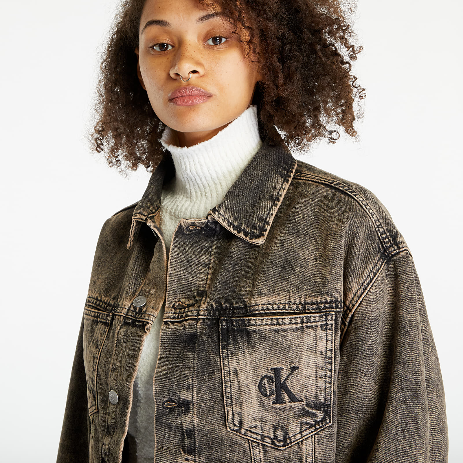 Calvin klein denim jacket store