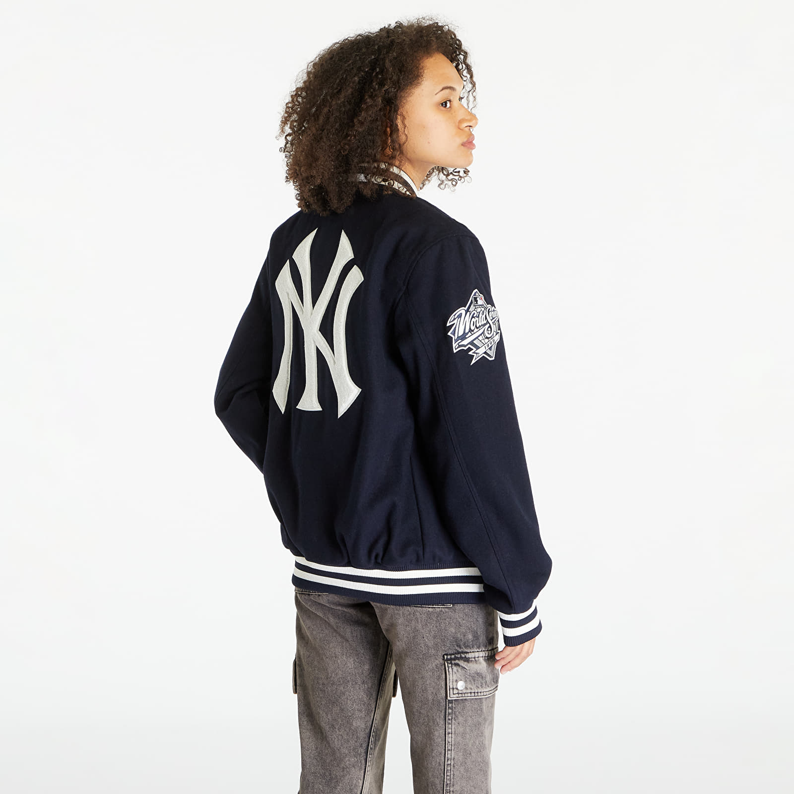 Bundy New Era New York Yankees Varsity Jacket UNISEX Navy