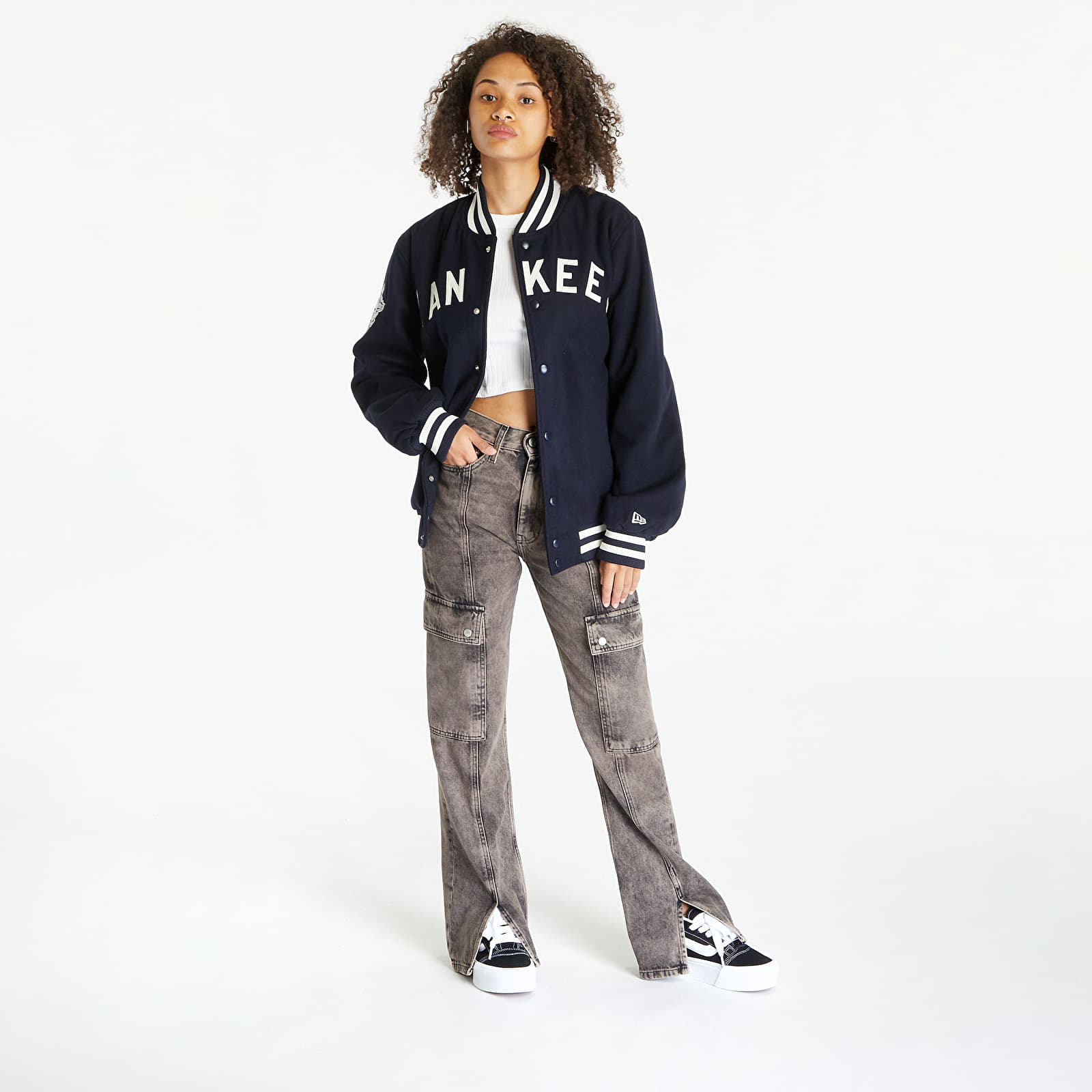 Bundy New Era New York Yankees Varsity Jacket UNISEX Navy