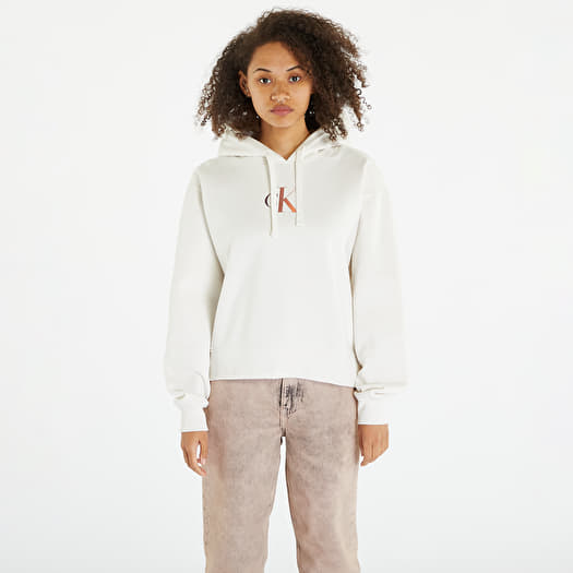Sweatshirt Calvin Klein Jeans Gradient Ck Hoodie White