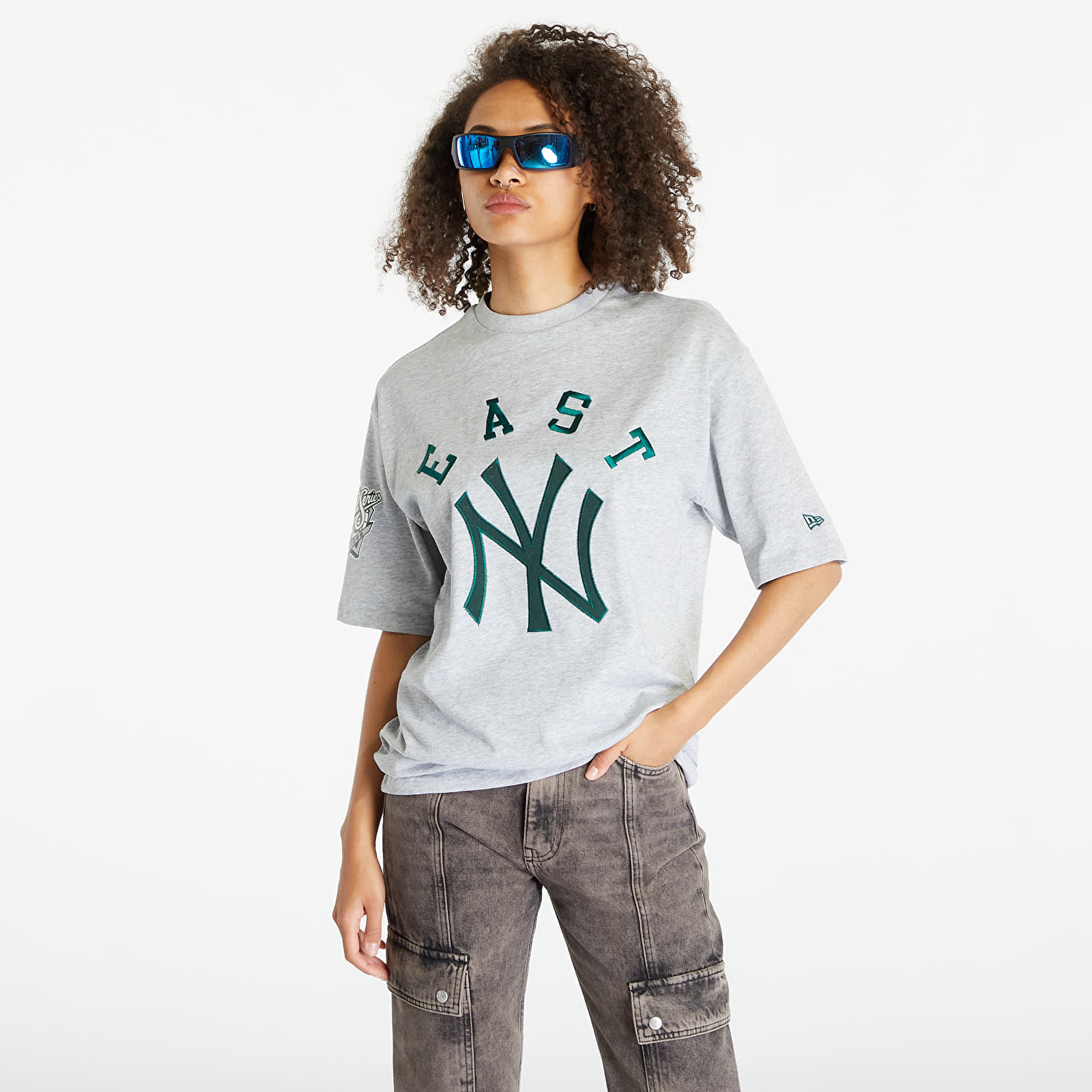 T-Shirts New Era New York Yankees Oversized T-Shirt UNISEX Grey
