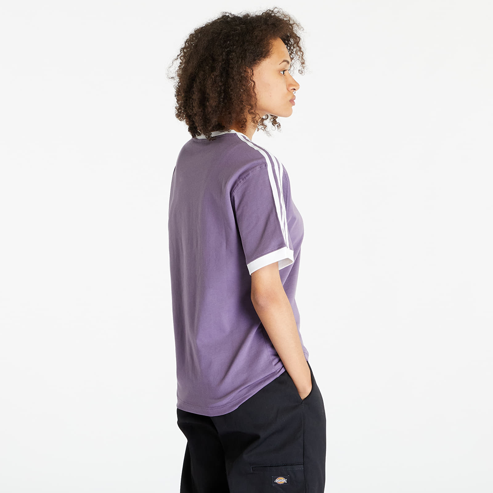 T-Shirts adidas Originals 3 Stripes Tee Shale Violet