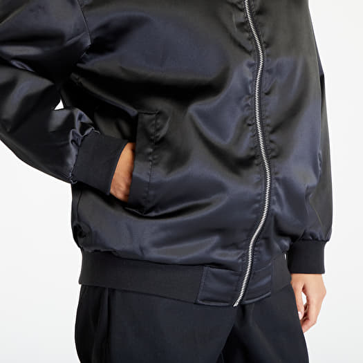 Oversized satin jacket