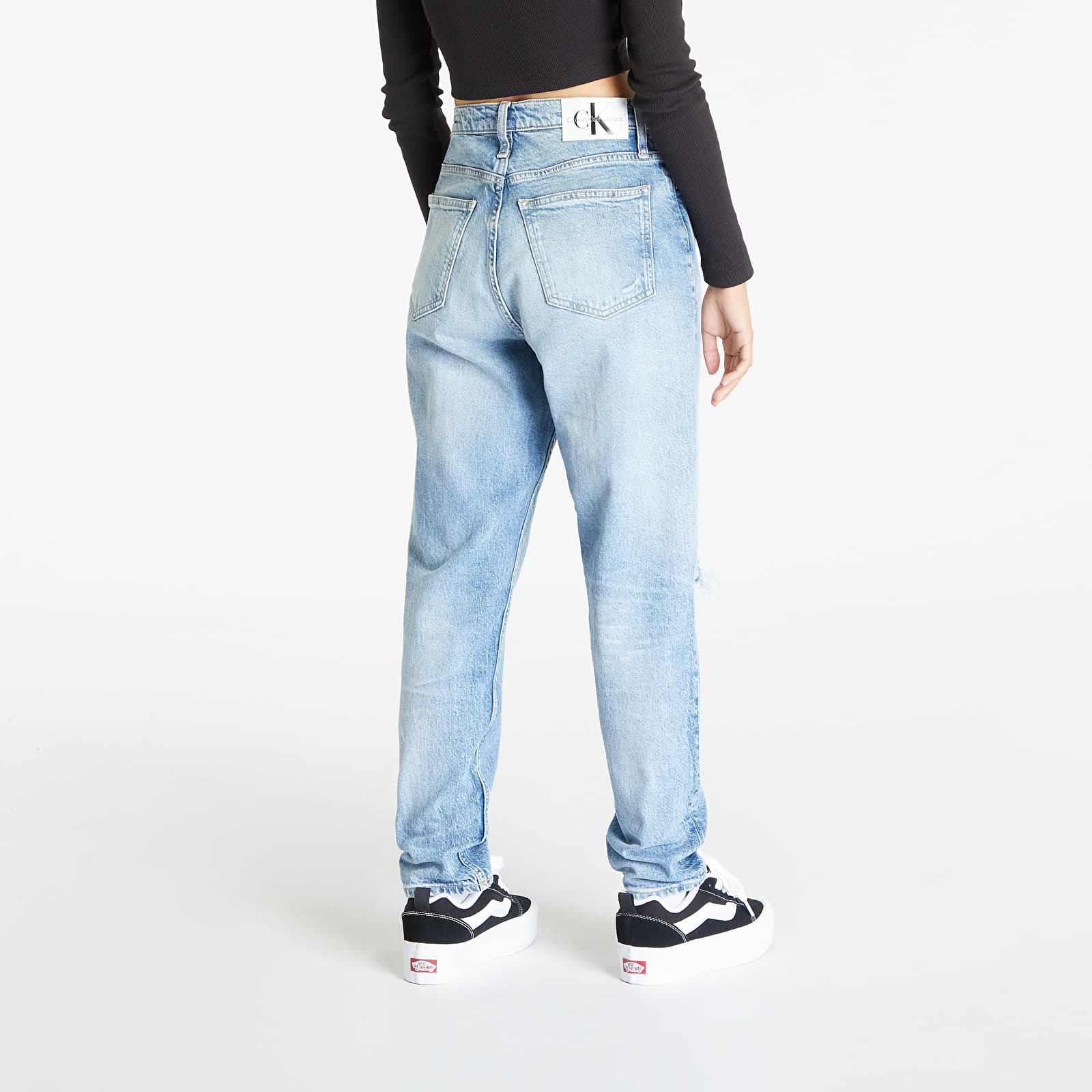 Džinsi Calvin Klein Jeans Mom Jean Blue