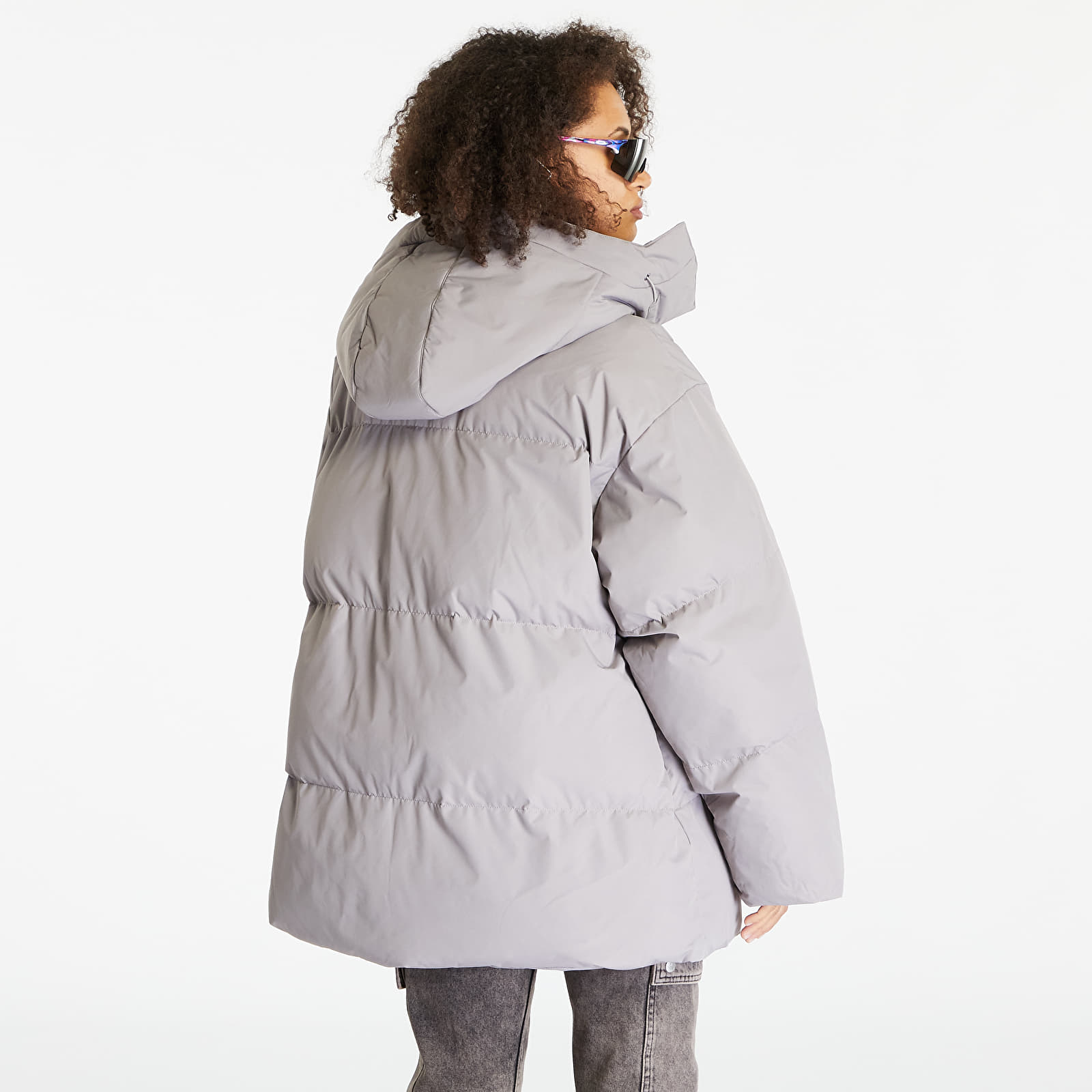 Jackets and Coats Daily Paper Ricole Puffer UNISEX Grey Flannel