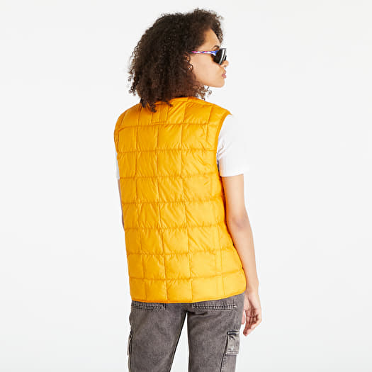Gold down vest top