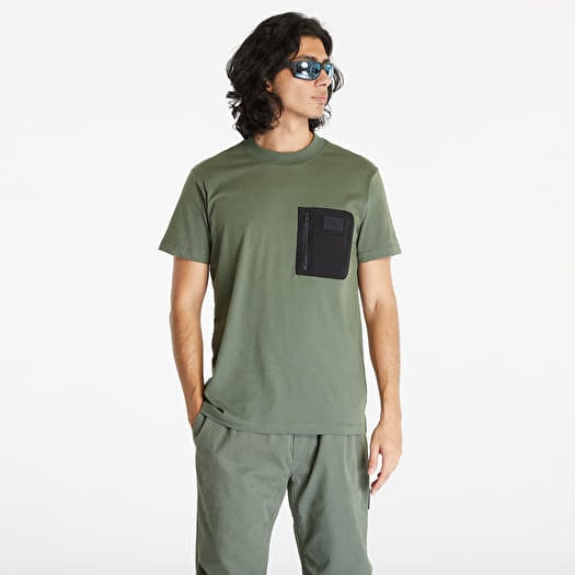 T shirts Calvin Klein Jeans Mix Media Short Sleeve Tee Thyme Queens