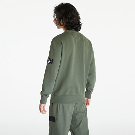Sweatshirts Calvin Klein Jeans Badge Crew Neck Thyme Queens