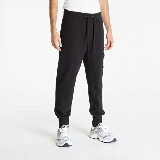 Pantaloni de trening Calvin Klein Jeans Badge Waffle Hwk Pants Black