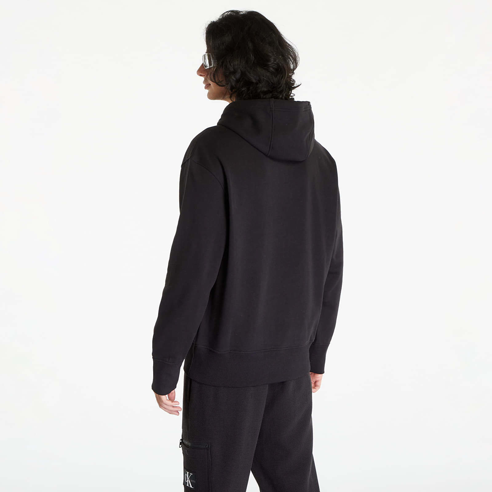 Hoodies and sweatshirts  Calvin Klein Jeans Connected Layer Land Hoodie Black