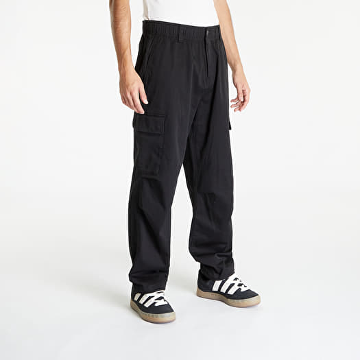 Calvin Klein Performance Tie-front Step-hem Cargo Pants in Black | Lyst