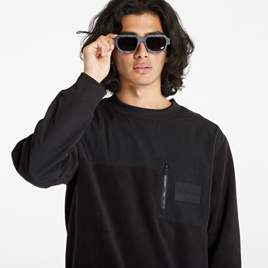 Calvin klein fleece best sale sweatshirt