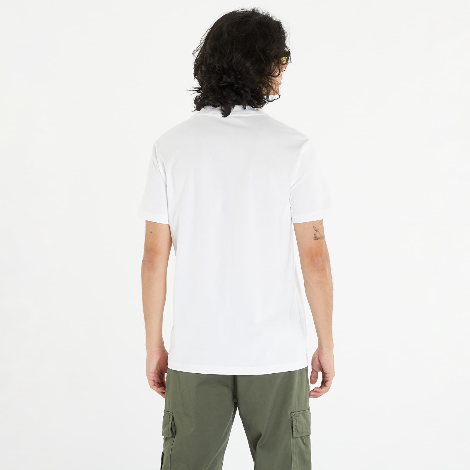 T-Shirts Calvin Klein Jeans Mix Media Tee White