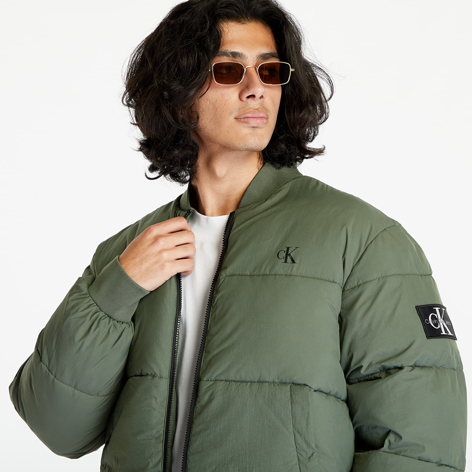 Bomber jackets Calvin Klein Jeans Commercial Bomber Jacket Green Queens