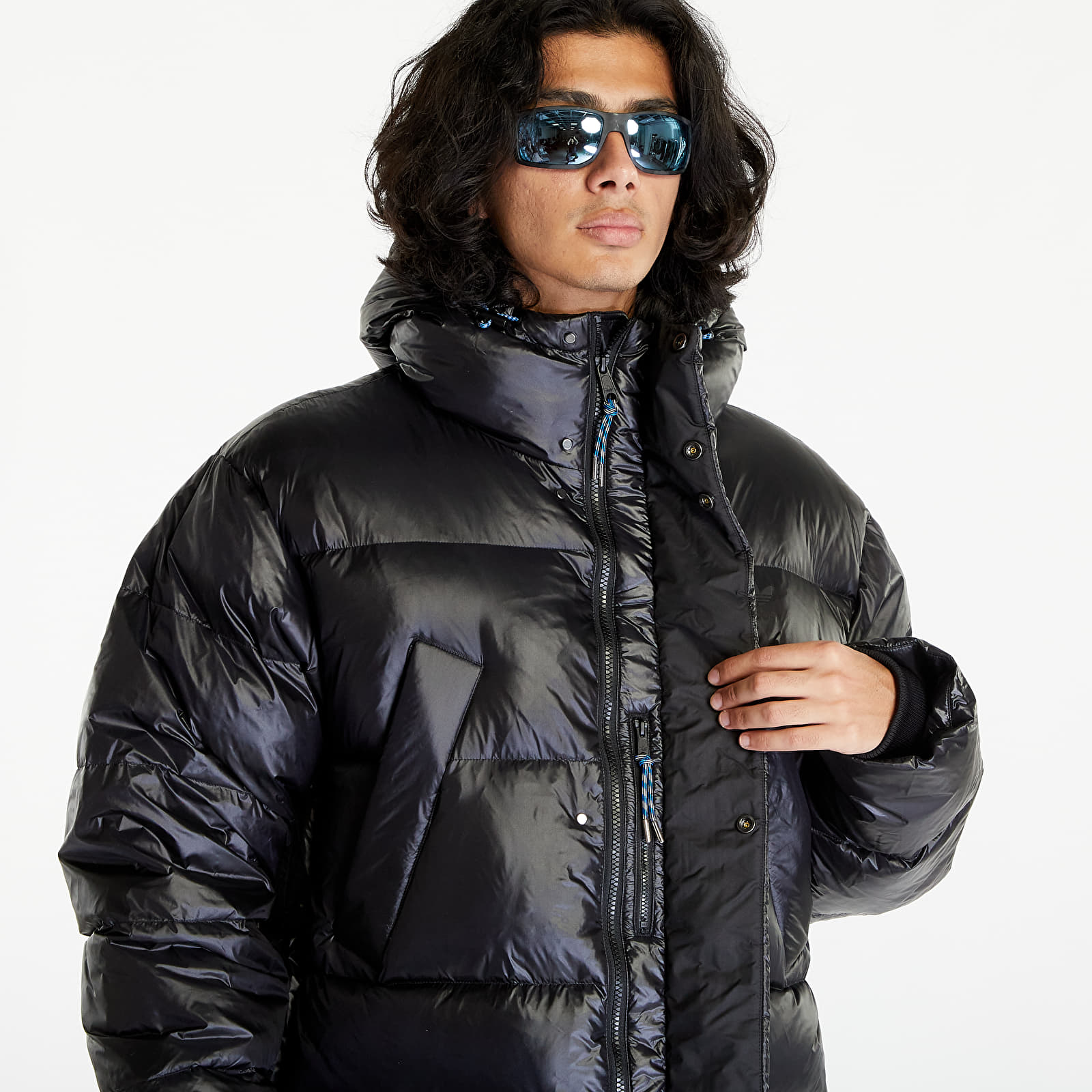 Jacken adidas Originals Long Puffer Jacket Black