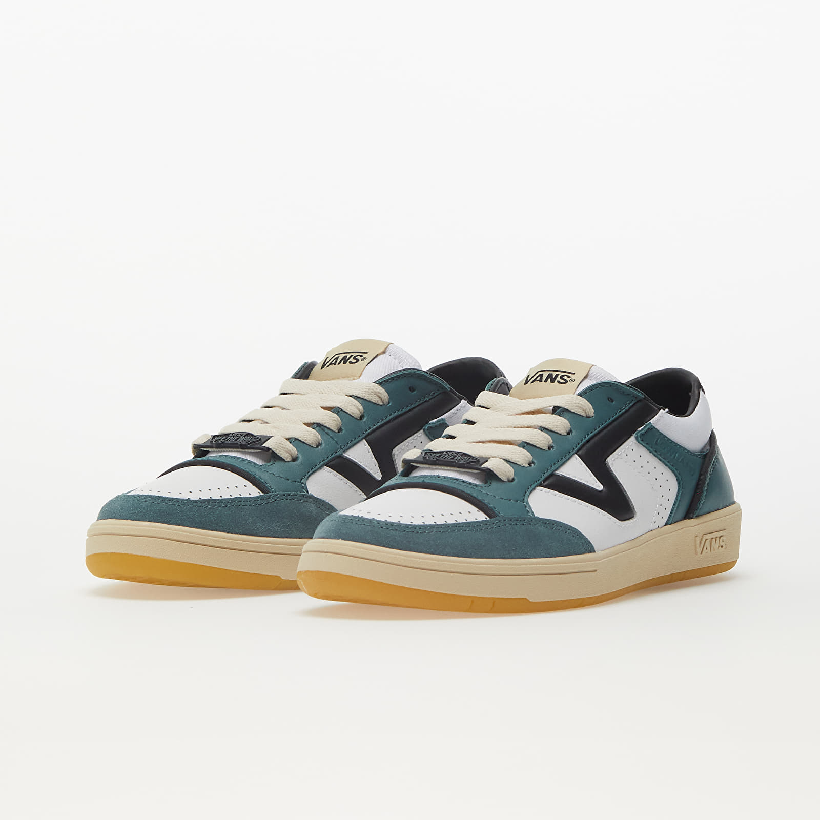 Men's sneakers and shoes Vans Lowland ComfyCush JMP Serio Collection Green/ White