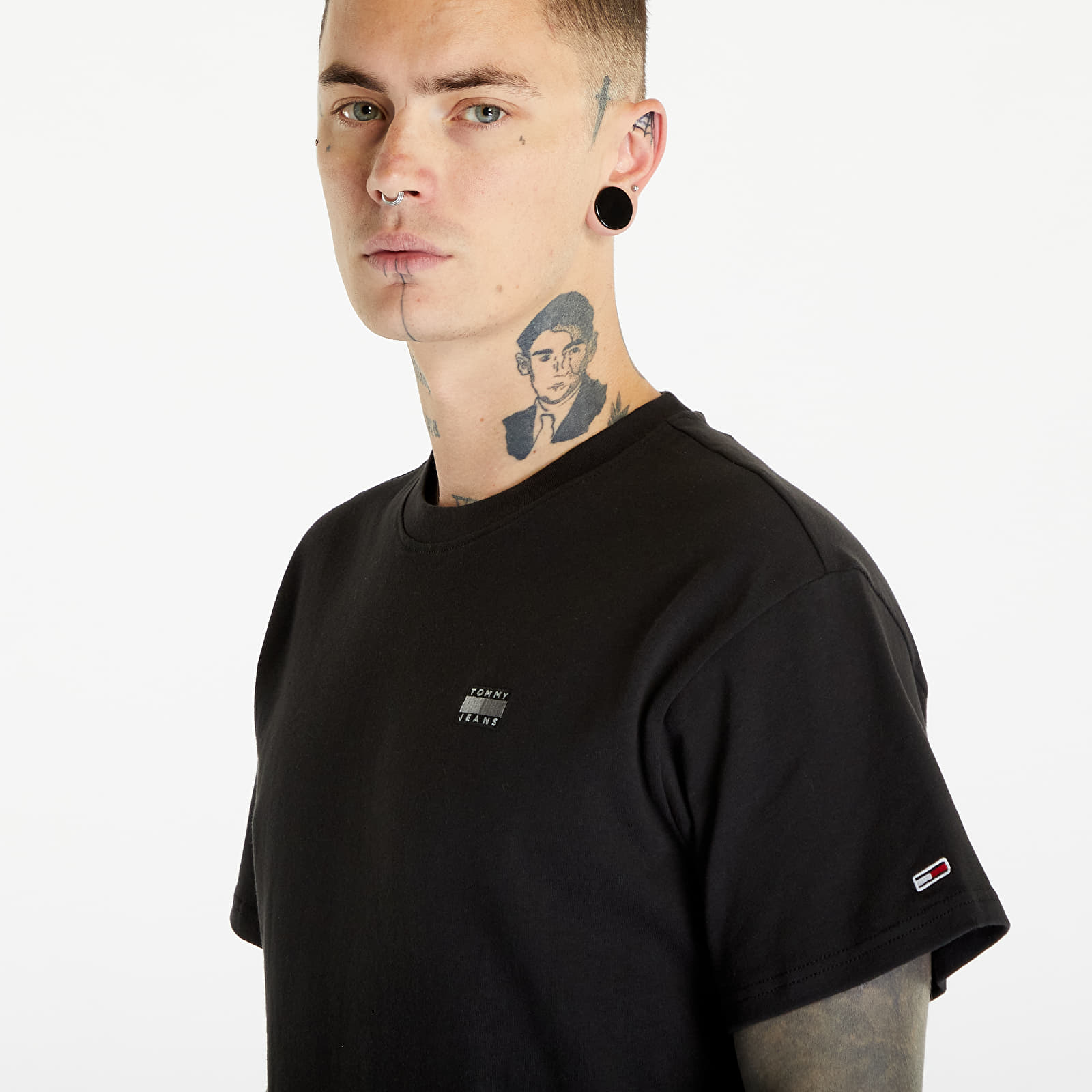 T-shirts Tommy Jeans Relaxed Badge Short Sleeve Tee Black