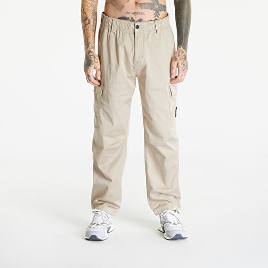Jeans and trousers Calvin Klein Jeans Essential Regular Cargo Pants Plaza Taupe Queens