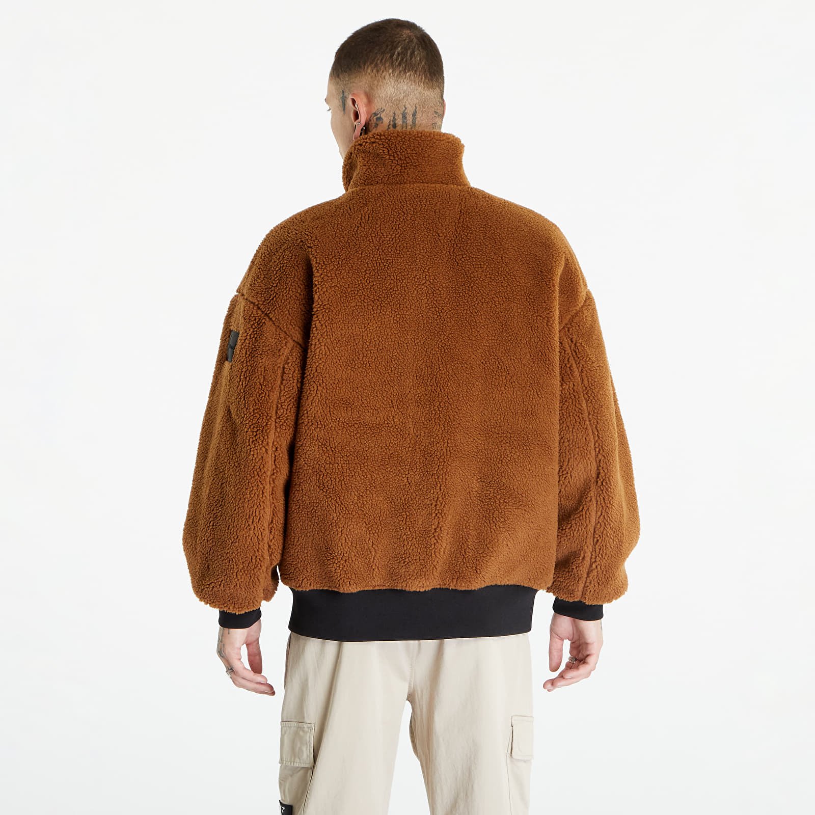 Bomberjacken Calvin Klein Jeans Reversible Sherpa Bomber Jacket Black/ Brown