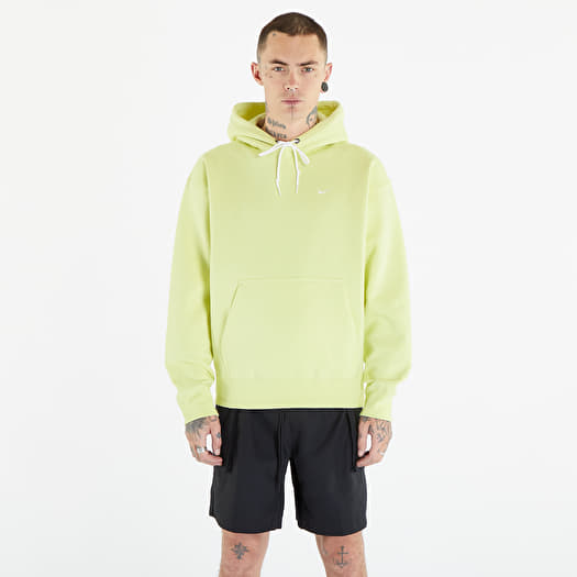 Φούτερ Nike Solo Swoosh Men's Fleece Pullover Hoodie Luminous Green/ White
