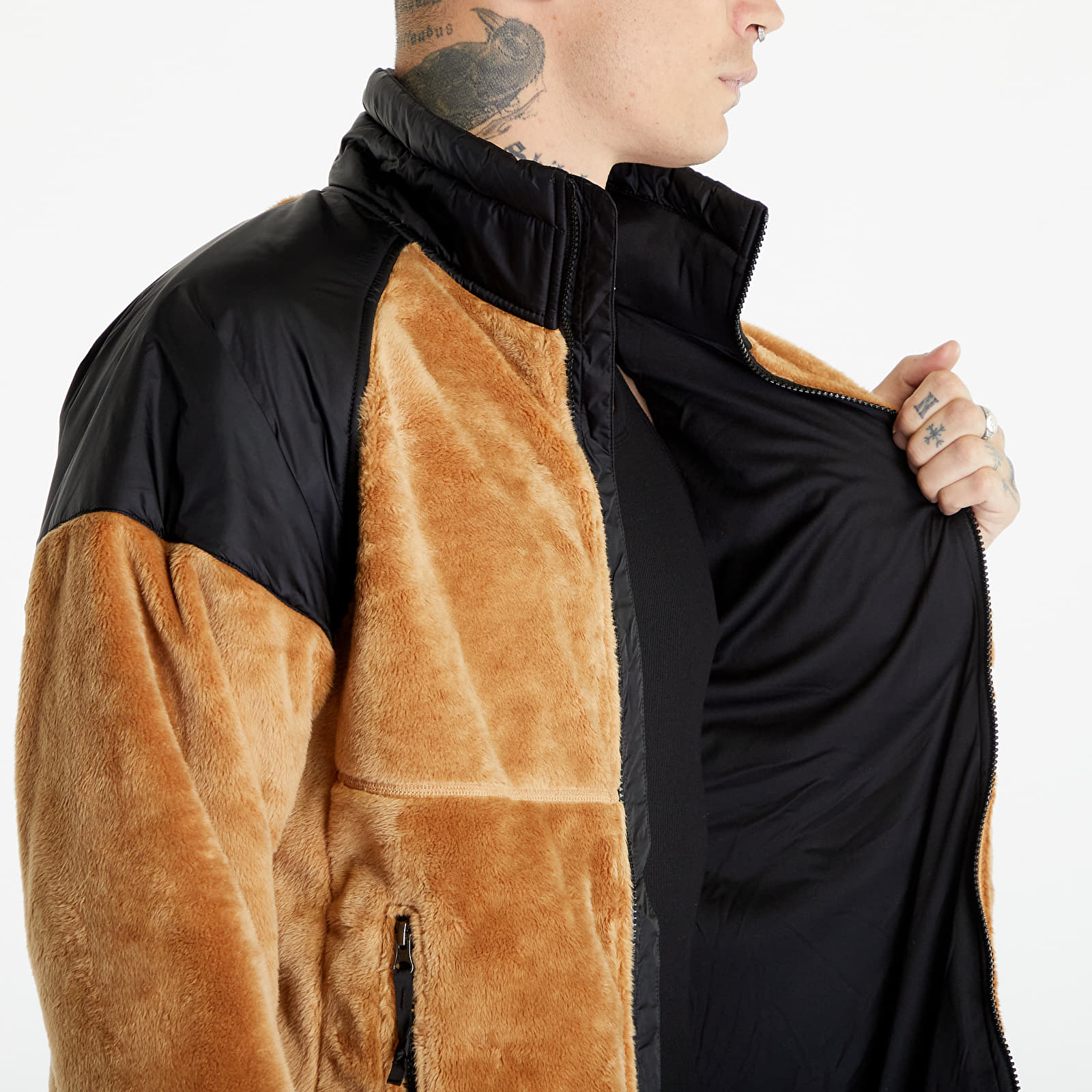 Jacken The North Face Versa Velour Jacket Almond Butter/ TNF Black