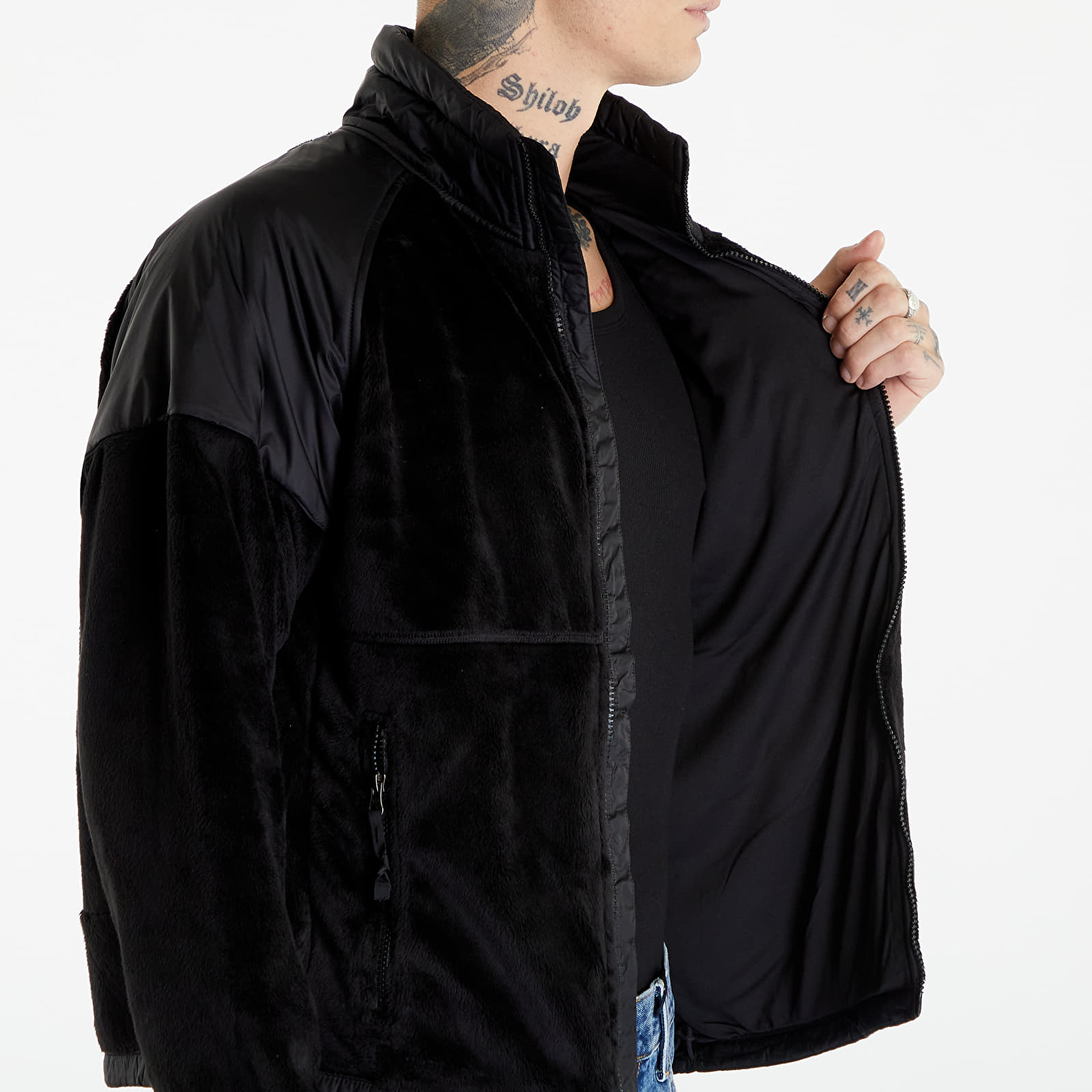 The north store face velvet jacket