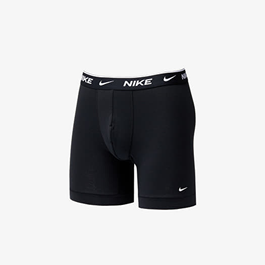 Nike Men's Cotton Stretch 3-Pack Trunk - Black