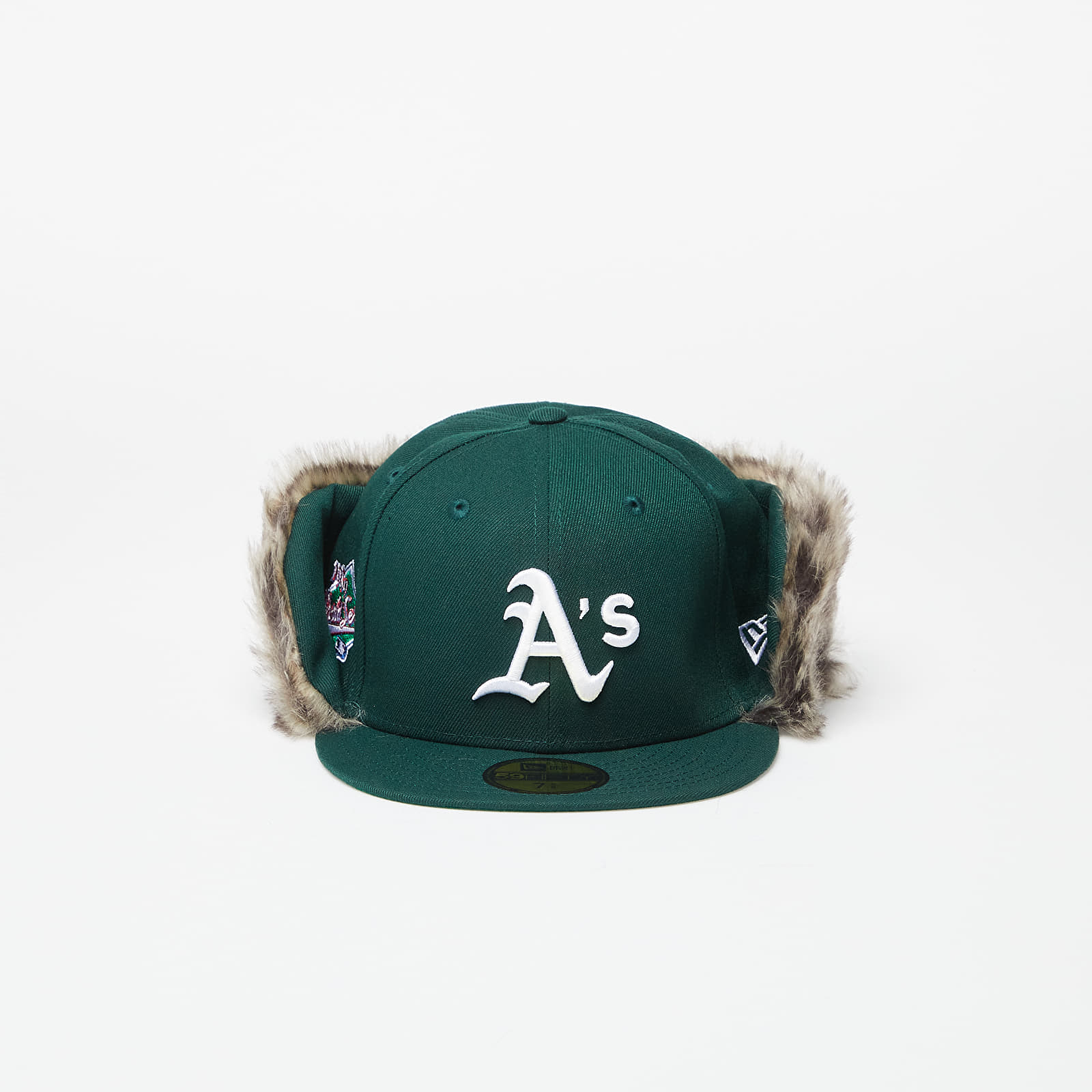 Mützen New Era Oakland Athletics 59FIFTY Downflap Fitted Cap Dark Green