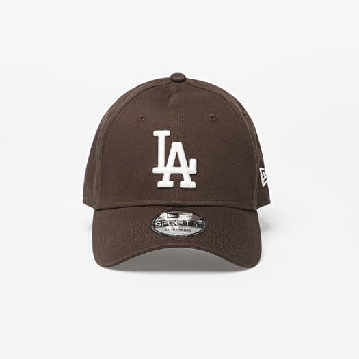 Шапка New Era Los Angeles Dodgers League Essential 9FORTY Adjustable Cap Brown Suede/ Off White