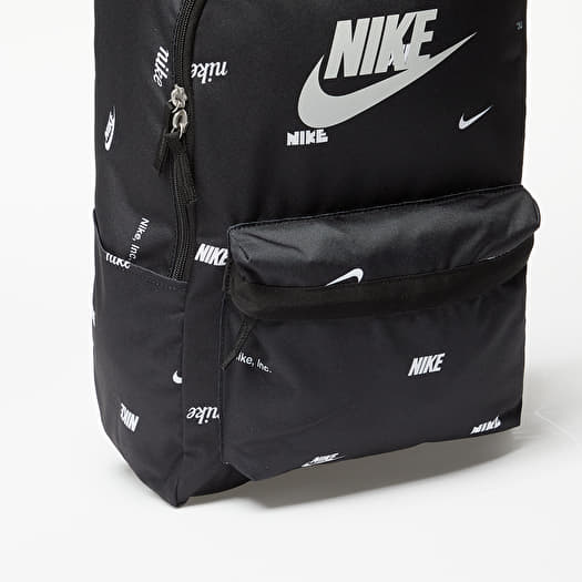 Backpacks Nike Heritage Backpack Black/ White/ Light Smoke Grey | Queens