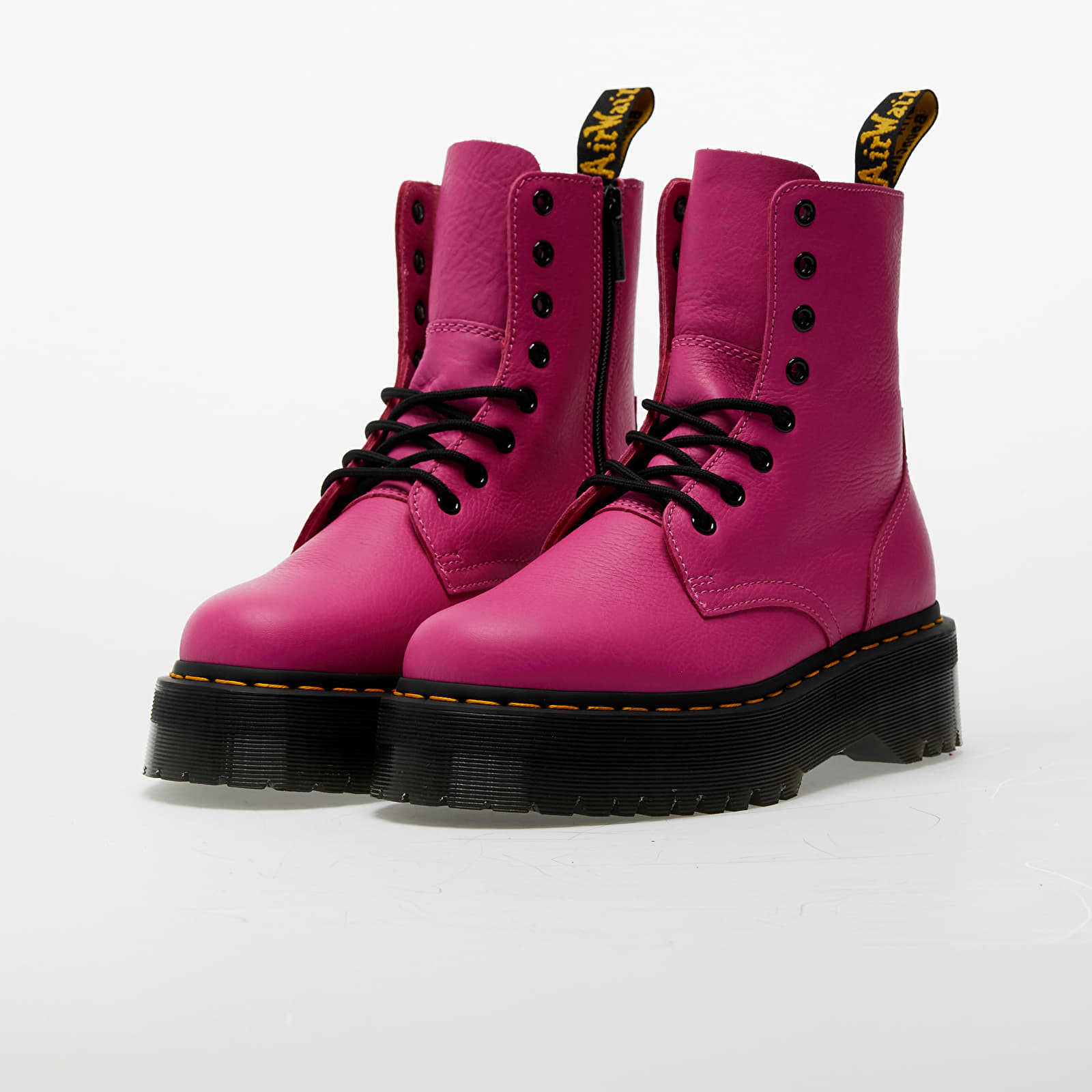 Vyriški sportbačiai ir batai Dr. Martens Jadon Leather Thrift Pink Pisa