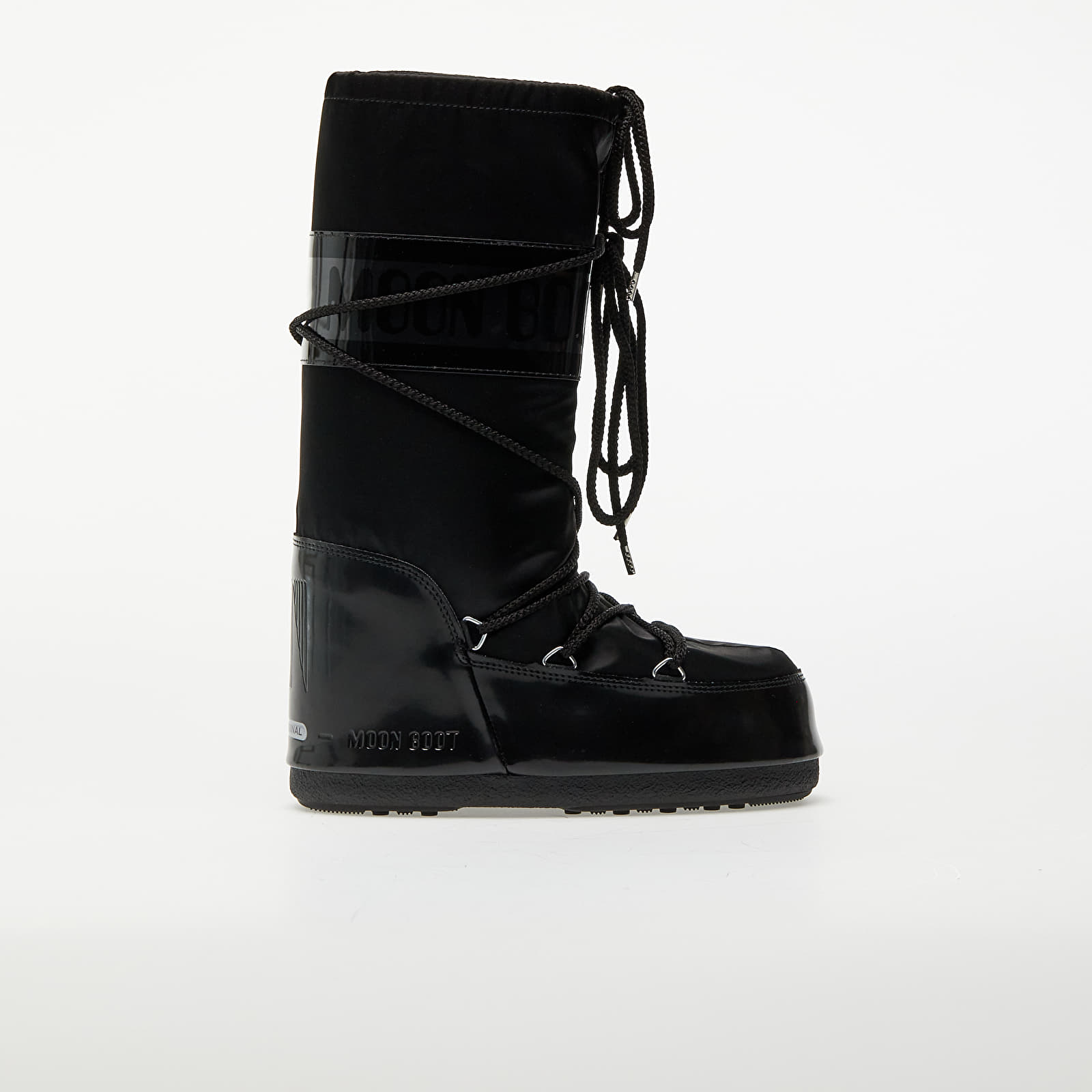 Herensneakers en -schoenen Moon Boot Icon Satin Glance Black