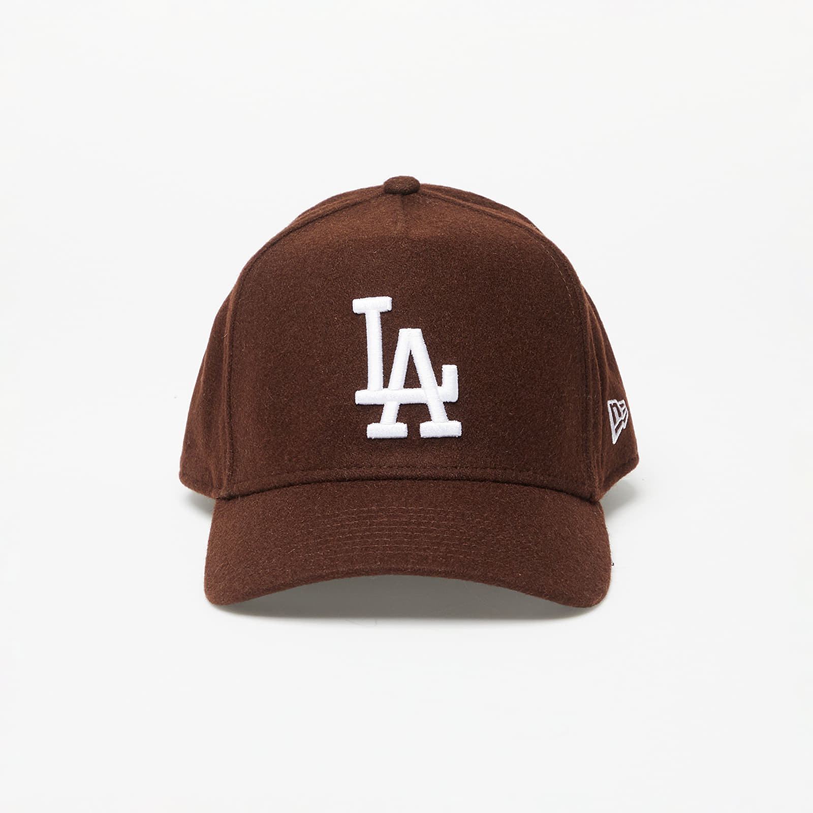 Casquettes New Era Los Angeles Dodgers Melton Wool A-Frame Trucker Cap Nfl Brown Suede/ White