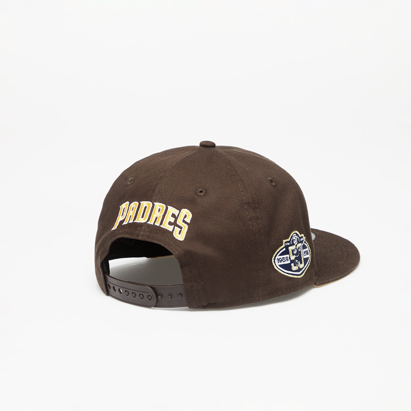 Gorras New Era San Diego Padres Side Patch 9FIFTY Snapback Cap Nfl Brown Suede/ Bronze